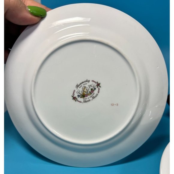 Hammersley Bone China Maisie Mouse 3 Piece Child's Set Cup Bowl Plate England - Picture 9 of 10